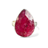 Ruby Solid 925 Sterling Silver Ring 6.5