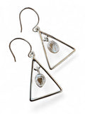 Herkimer Diamond Solid 925 Sterling Silver Earrings