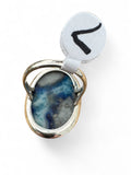 Rare Afghanite Solid 925 Sterling Silver Ring 7