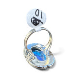 Mercury Mystic Topaz Solid 925 Sterling Silver Ring 10