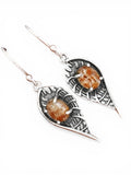 Super 7 Solid 925 Sterling Silver Earrings