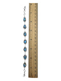 Golden Hills Turquoise Solid 925 Sterling Silver Bracelet