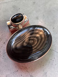 Crown of Psilomelane & Onyx Solid 925 Sterling Silver Pendant