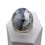Dendritic Opal Solid 925 Sterling Silver Ring