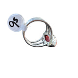 Rhodochrosite Solid 925 Sterling Silver Ring 9.5
