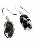 White Buffalo Solid 925 Sterling Silver Earrings