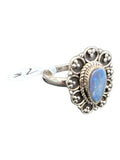 Australian Opal Solid 925 Sterling Silver Ring 7.5