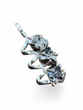 Meteorite Solid 925 Sterling Silver Pendant