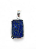 Blue Lapis Solid 925 Sterling Silver Pendant
