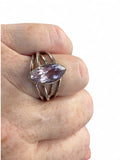 Amethyst Solid 925 Sterling Silver Ring 9