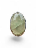Prehnite Solid 925 Sterling Silver Ring 7
