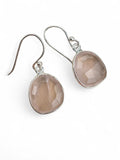 Rose Quartz Solid 925 Sterling Silver Earrings
