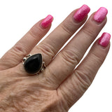 Black Onyx Solid 925 Sterling Silver Ring 8