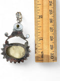 Abalone Silver Overlay Pendant