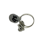 Caribbean Larimar & Rainbow Moonstone Solid 925 Sterling Silver Ring 9.5