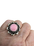 Pink Queen Conch Solid 925 Sterling Silver Ring 6