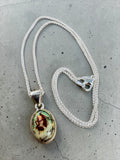 Monarch Opal Solid 925 Sterling Silver Pendant with chain