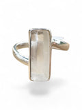 Lemurian Quartz Solid 925 Sterling Silver Ring 6