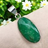 Variscite Solid 925 Sterling Silver Pendant