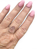 Rose Quartz Solid 925 Sterling Silver Ring 6
