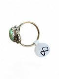 Sonoran Gold Turquoise Solid 925 Sterling Silver Ring 8