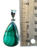 Malachite Solid 925 Sterling Silver pendant