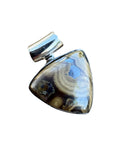 Schalenblend Sphalerite, Wurtzite Pyrite & Galena Solid 925 Sterling Silver Pendant