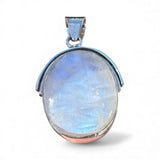 Rainbow Moonstone Solid 925 Sterling Silver Pendant