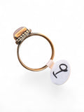 Rose Quartz Solid 925 Sterling Silver Ring 9