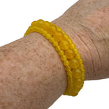 Yellow Onyx Magnetic Bracelet