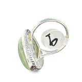 Prehnite Solid 925 Sterling Silver Ring 9
