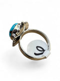 Egyptian Turquoise Solid 925 Sterling Silver Ring 6