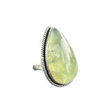 Prehnite Solid 925 Sterling Silver Ring 9