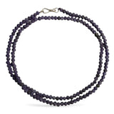 Amethyst 4 mm Beaded Necklace
