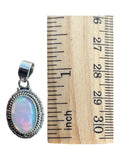 Ethiopian Opal Solid 925 Sterling Silver Pendant