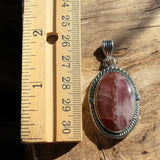 Cobalto Calcite Solid 925 Sterling Silver Pendant
