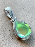 Mercury Mystic Topaz Solid 925 Sterling Silver Pendant
