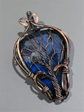 Labradorite Copper Wrapped Pendant Tree of Life