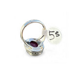 Ruby Solid 925 Sterling Silver Ring 5.5
