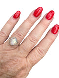 Rainbow Moonstone Solid 925 Sterling Silver Ring 5