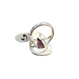 Cobalto Calcite Solid 925 Sterling Silver Ring 6.5