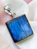 Labradorite Solid 925 Sterling Silver Pendant