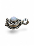 Ethiopian Opal Solid 925 Sterling Silver Poison Locket Pendant