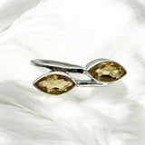 Citrine Solid 925 Sterling Silver Ring 7