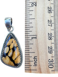 Peanut Jasper Solid 925 Sterling Silver Pendant