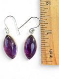 Amethyst Solid 925 Sterling Silver Earrings