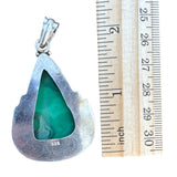 Malachite Solid 925 Sterling Silver Pendant