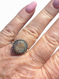 Monarch Opal Solid 925 Sterling Silver Ring 6