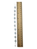 Rainbow Moonstone Solid 925 Sterling Silver Bracelet