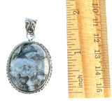 Ocean Jasper Solid 925 Sterling Silver Pendant